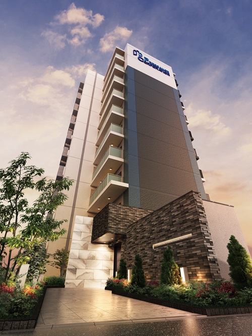 Pressance Corporation的新建公寓-Pressance鶴橋的外形圖片。 